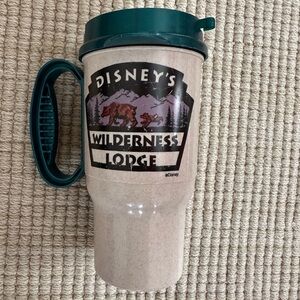 Vintage Disney World Wilderness Lodge Resort Refillable Mug With Lid